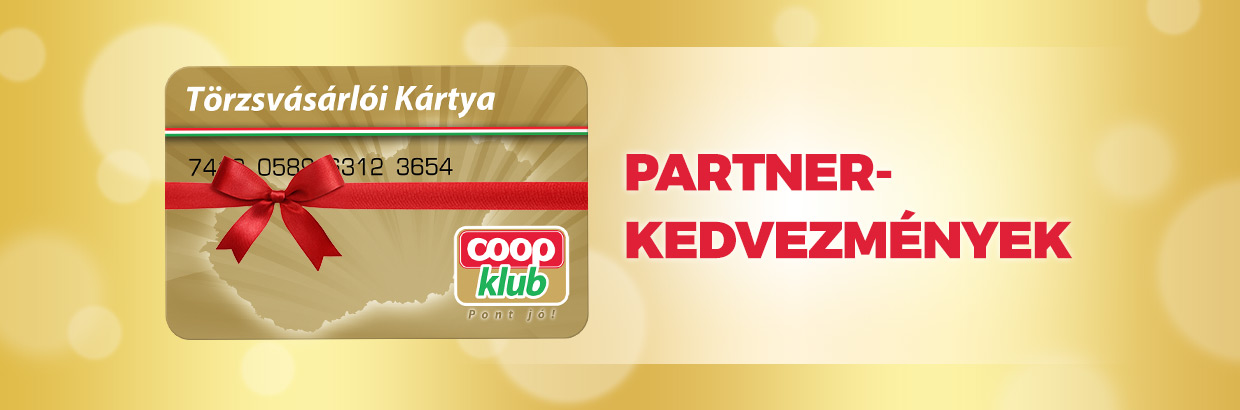 Coop Klub partnerkedvezmények