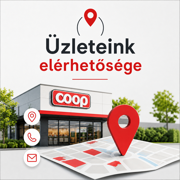 Üzleteink elérhetősége